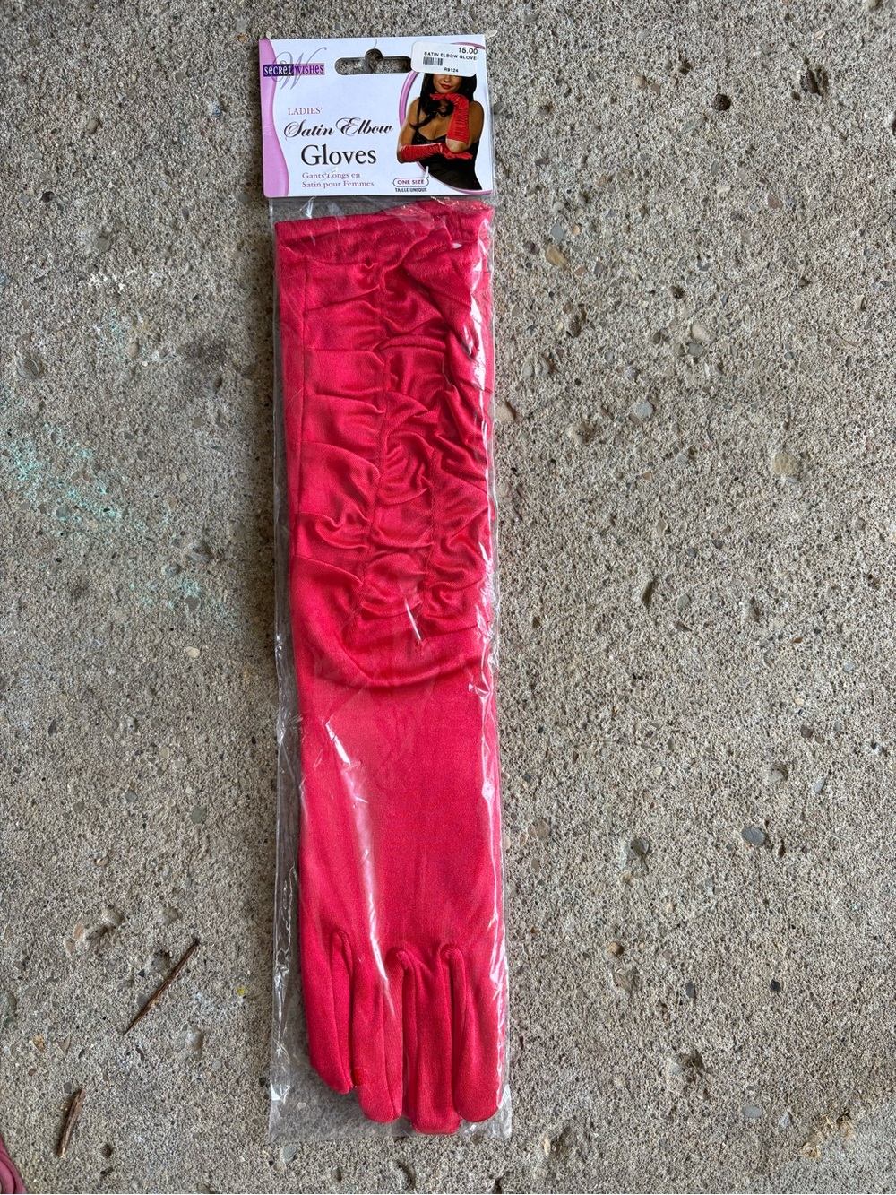 Ladies Satin Elbow Gloves in Red - Classic Dress Gloves
